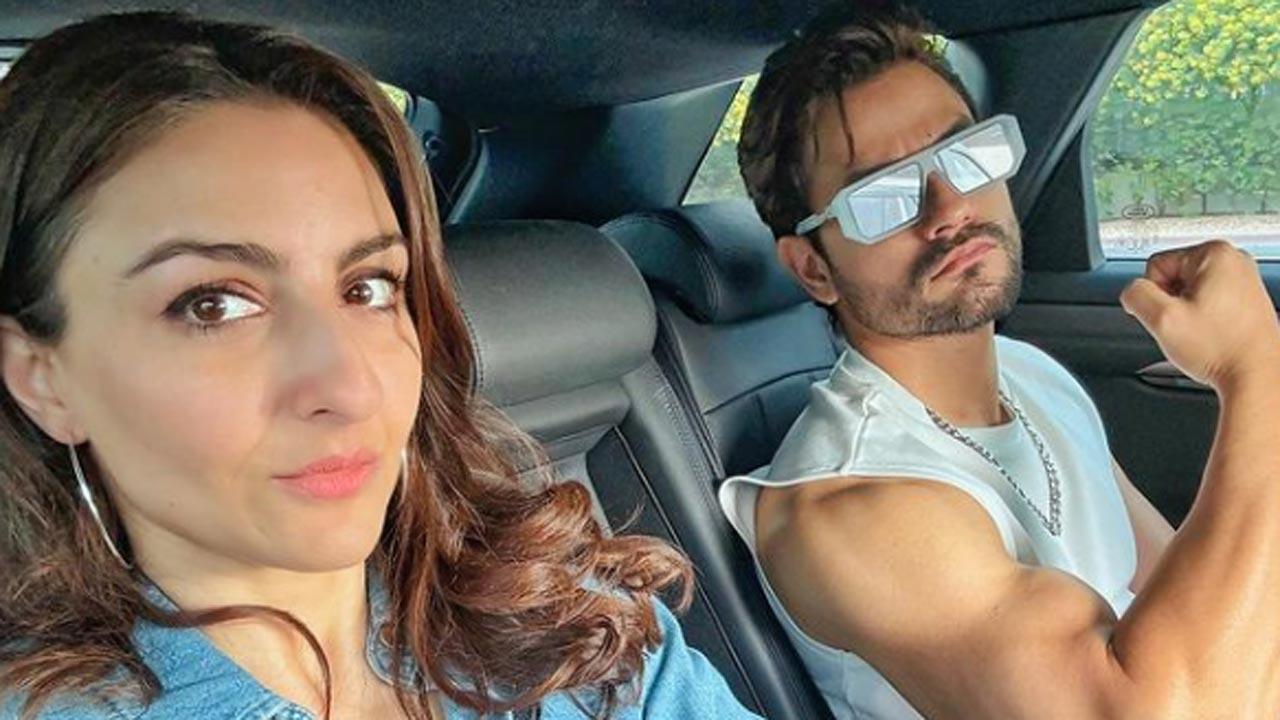 Soha Ali Khan shares cute selfie with husband Kunal Kemmu