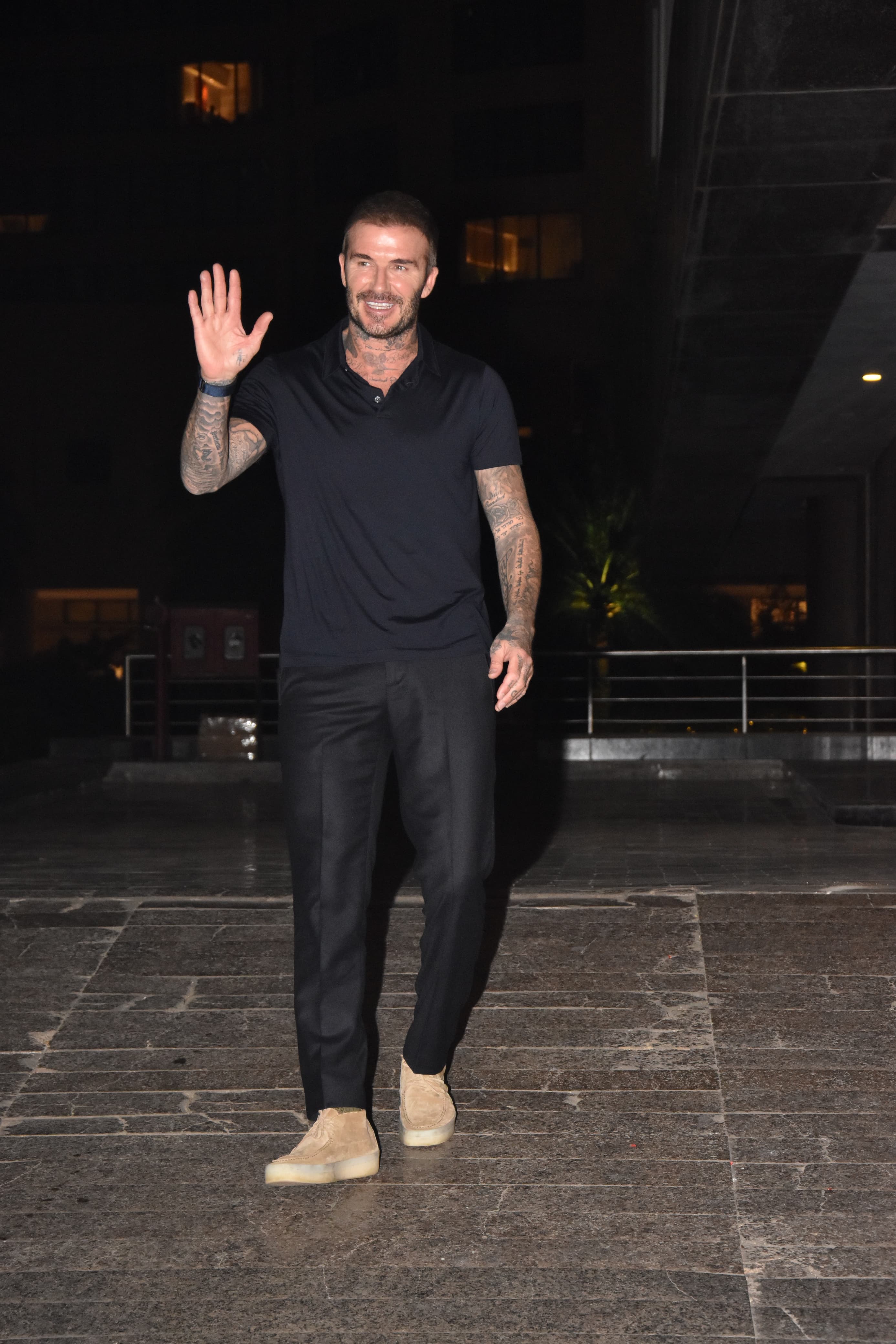 David Beckham is visiting India on a humanitarian mission 