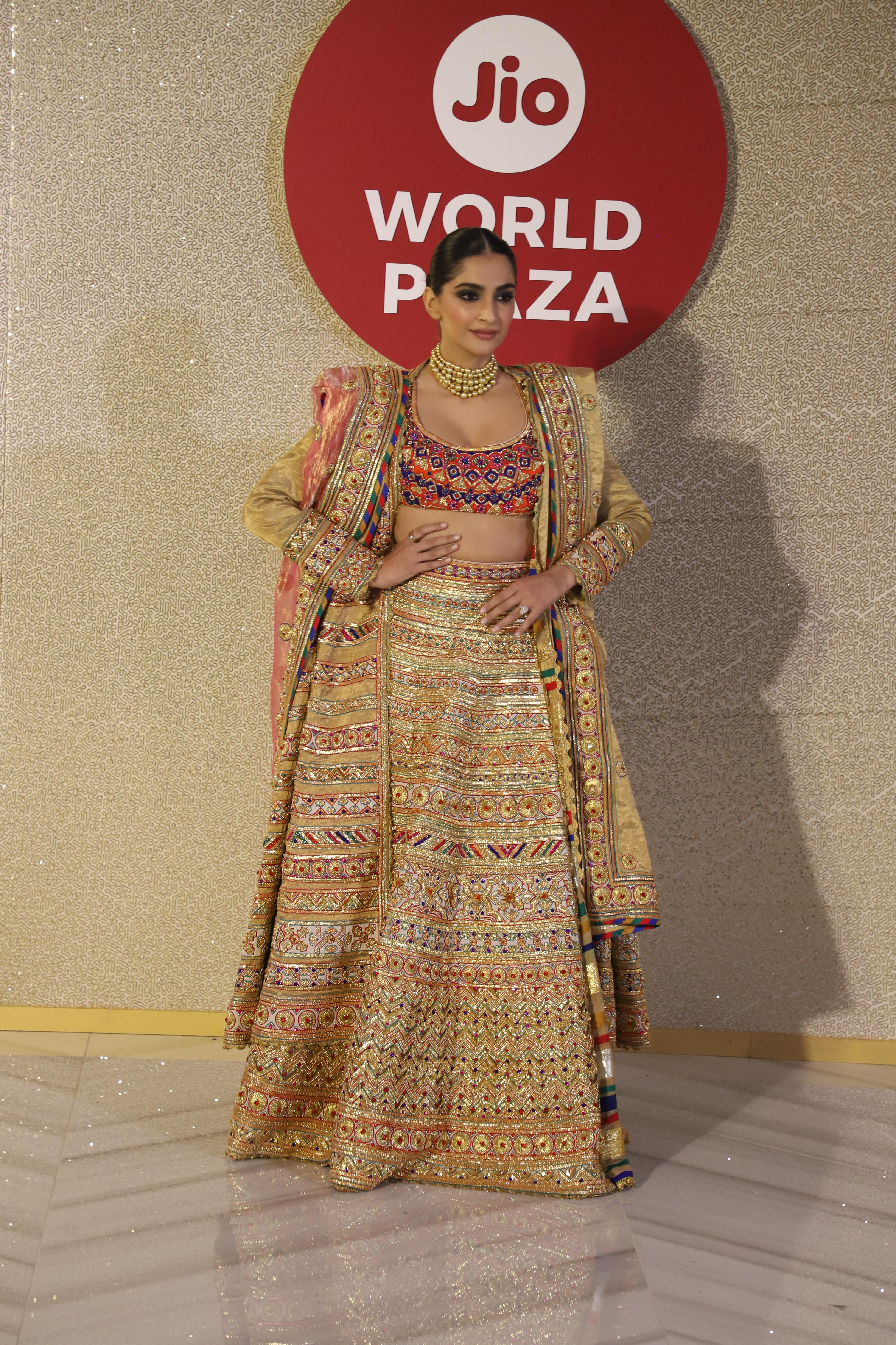 Sonam Kapoor, everyone's favourite fashionista, walked the ramp wrapped in traditional elegance