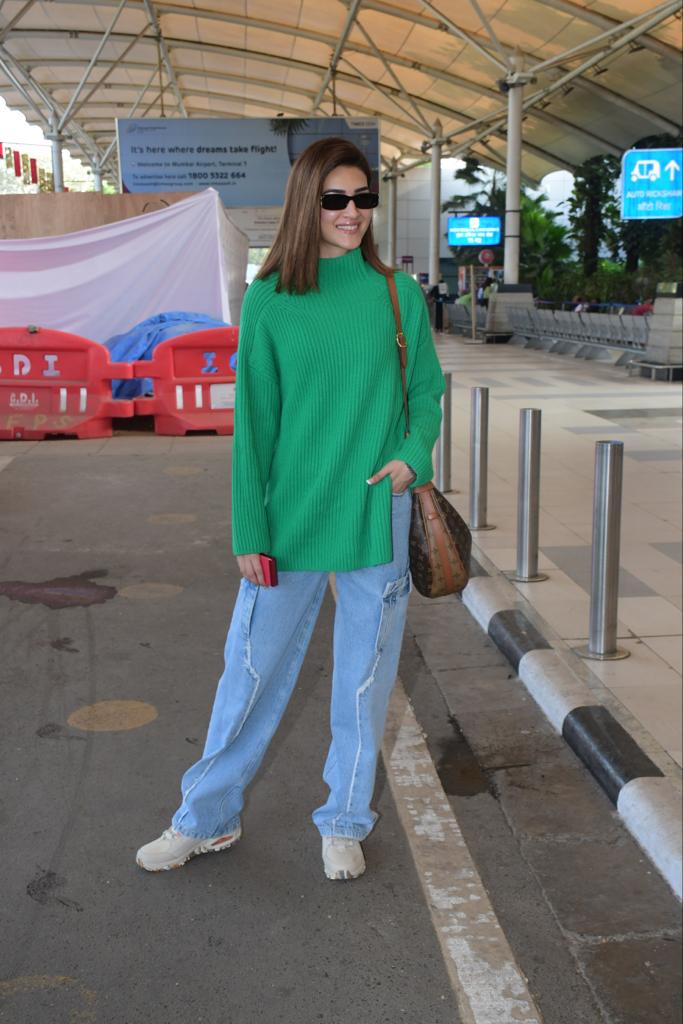 Kriti Sanon was spotted in the city, dressed in a comfortable sweatshirt and loose pants