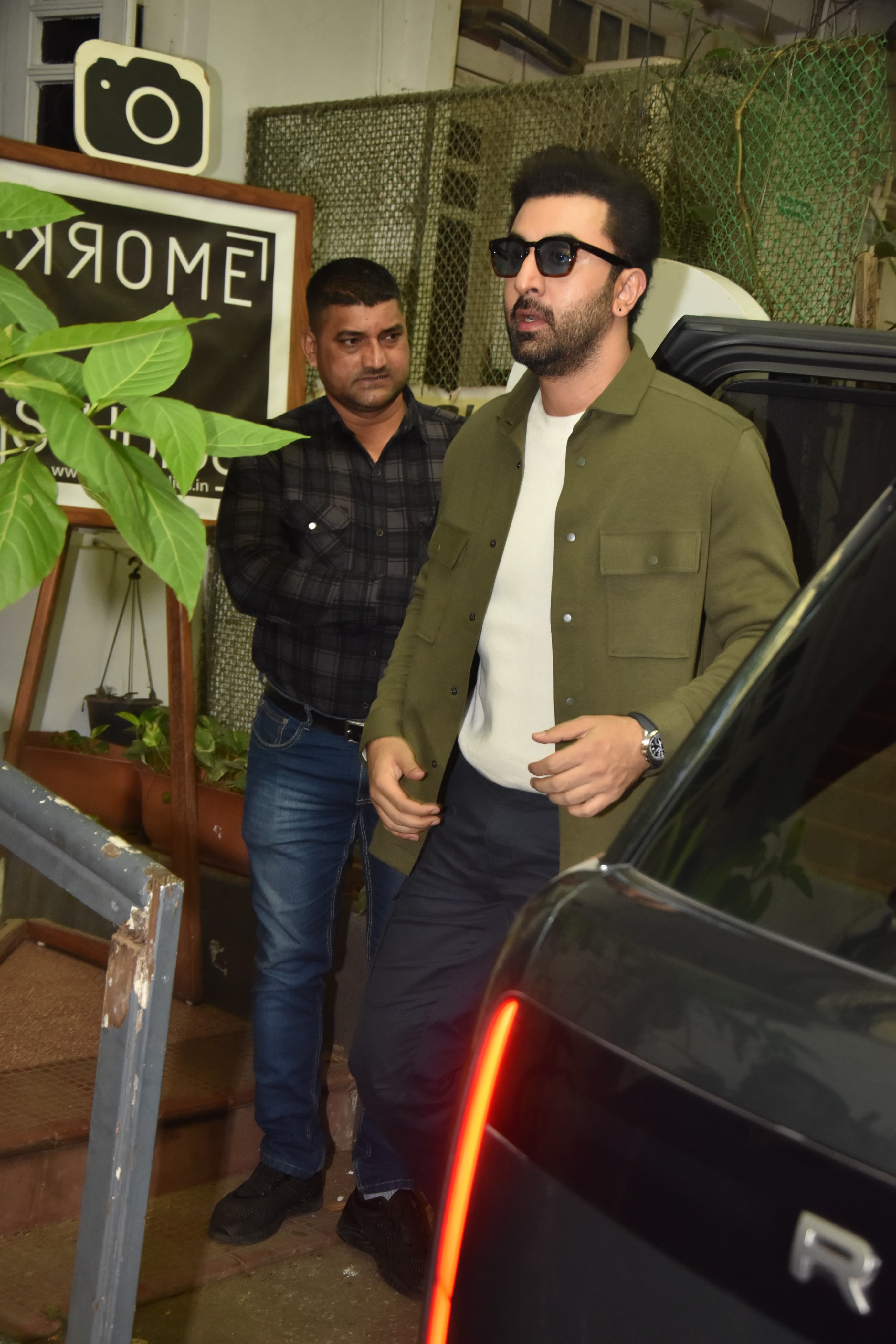 Ranbir Kapoor, who is busy promoting his upcoming film 'Animal', was clicked in the city