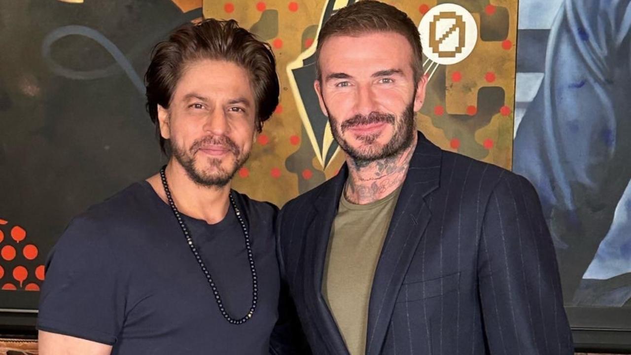 Shah Rukh Khan hosts David Beckham, lauds his 'kindness' and 'gentle nature'