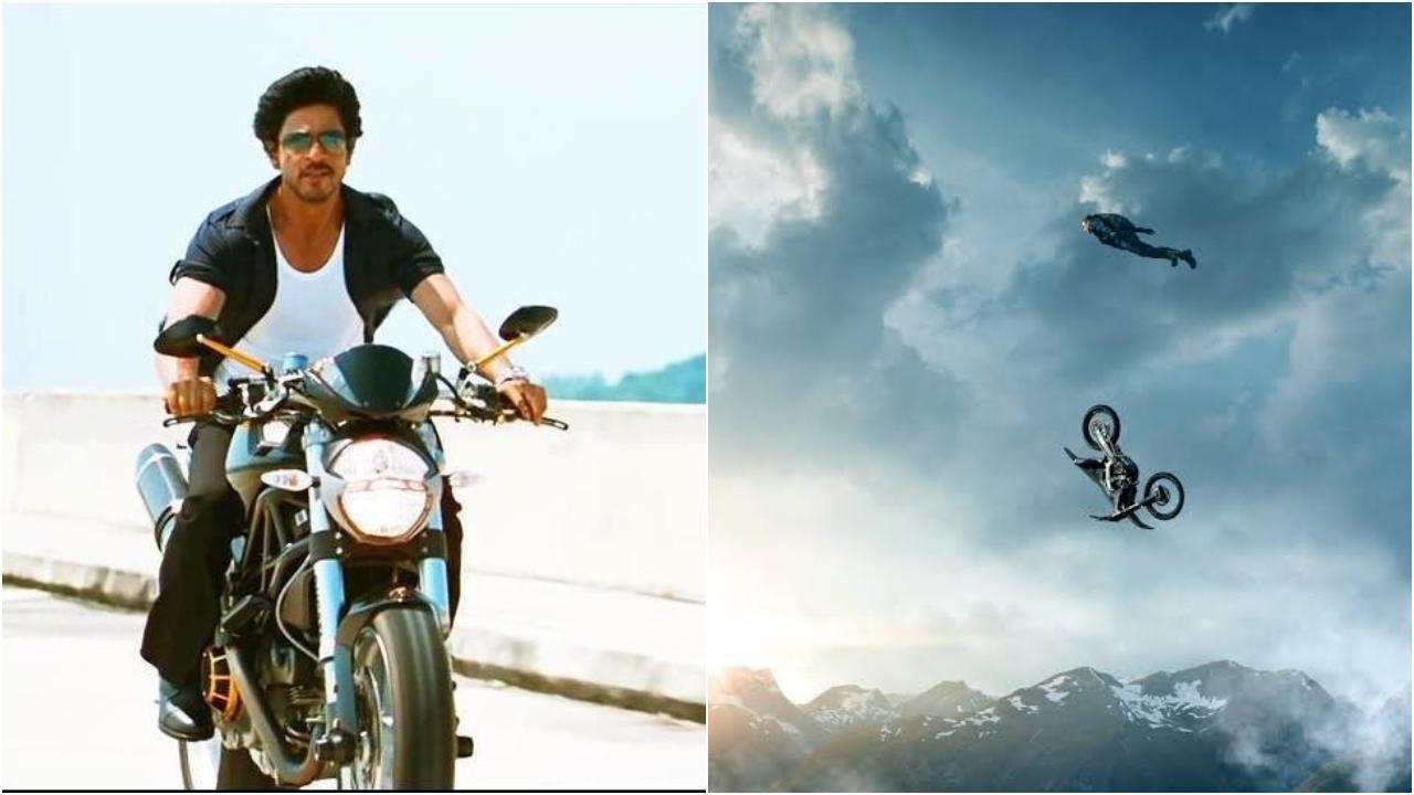 Is Shah Rukh Khan all game to do bike stunts like Tom Cruise? Actor reacts!