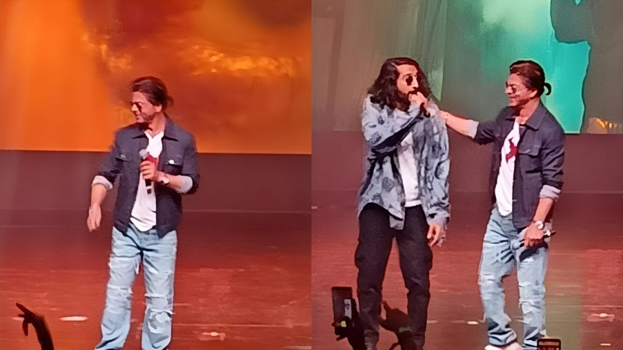 Shah Rukh Khan Birthday 2023: SRK grooves to 'Young Shahrukh' with 'Jalebi Baby' hitmaker Tesher, watch video