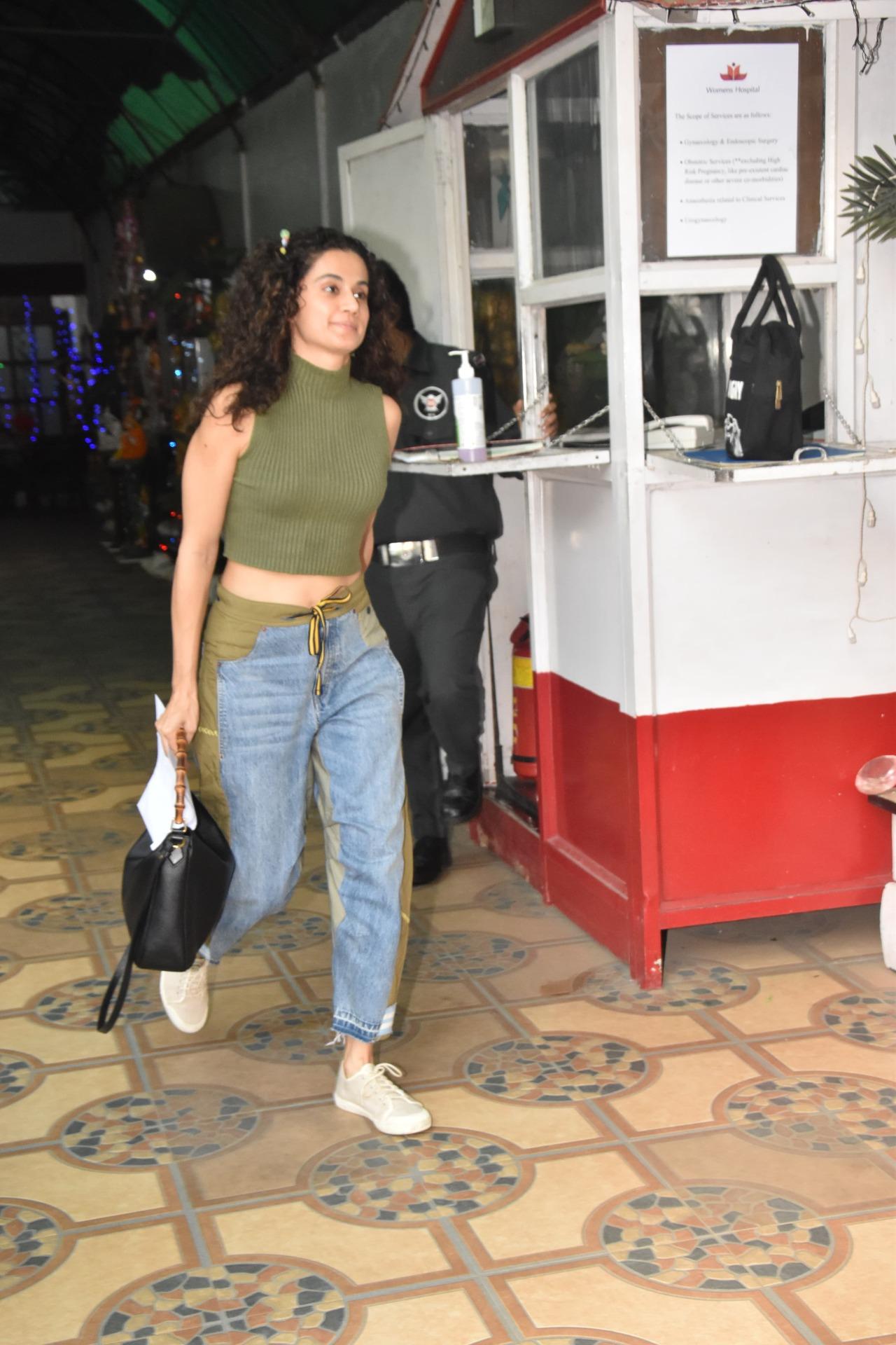 Taapsee Pannu made an appearance in the city