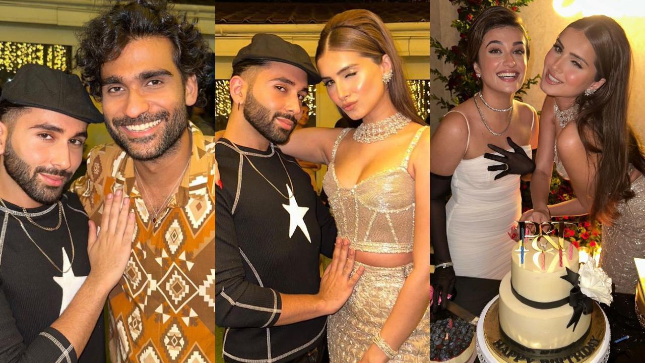 In Pics: Orry strikes a pose with Prateek Kuhad, Tara Sutaria looks ethereal