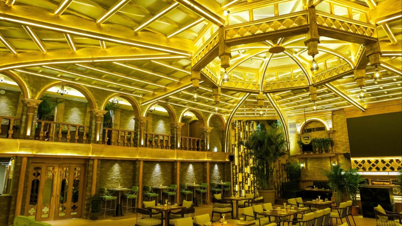 The grand Dome exudes grandiosity with an extensive bar, DJ console, and VIP area. It's an invitation to explore the intersection of art, ambiance, and the captivating vibe that defines this unique dining haven