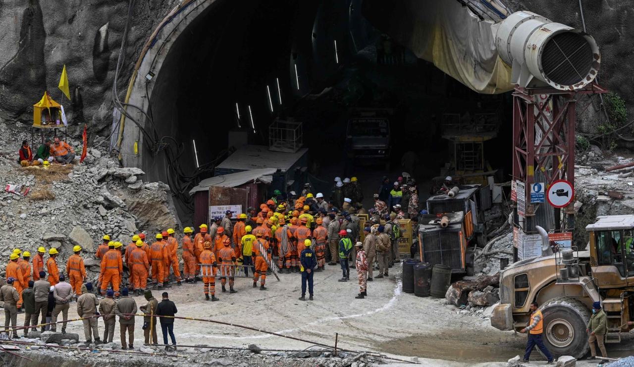Less than an hour later, Uttarakhand Chief Minister Pushkar Singh Dhami said the process of laying the escape pipe into the drilled passage was complete. 