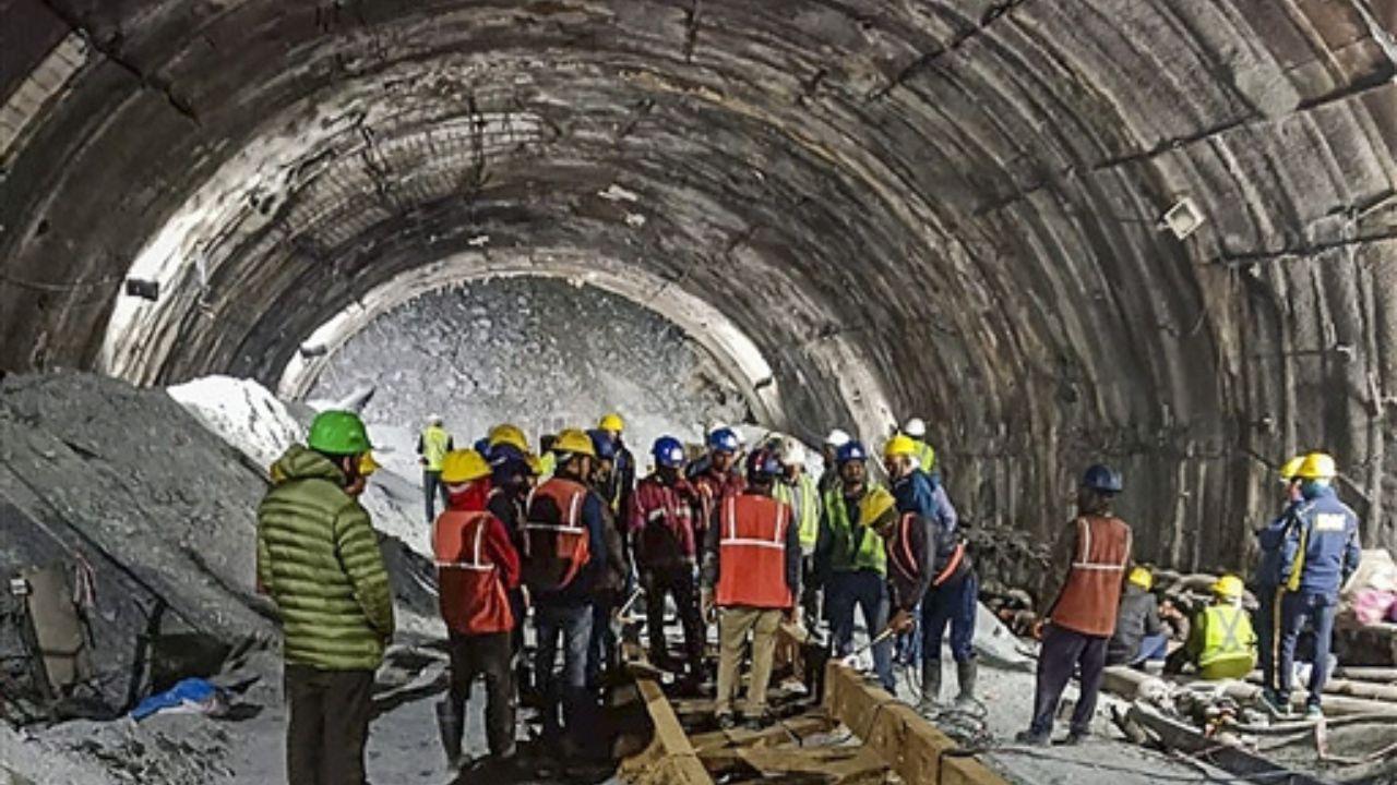 The incident occurred when a portion of the under-construction tunnel between Silkyara and Dandalgaon on the Brahmakhal-Yamunotri National Highway collapsed due to a landslide that struck on Sunday morning.