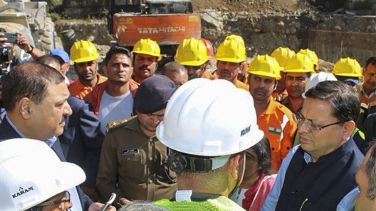 Both the large-diameter mild steel pipes and the auger machine crucial for creating the escape route arrived at the site early Tuesday, paving the way for initiating the rescue operation promptly.