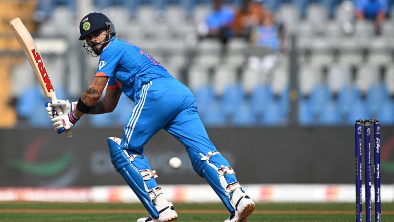 ICC World Cup 2023, IND vs SL: Virat Kohli brings up his fifty