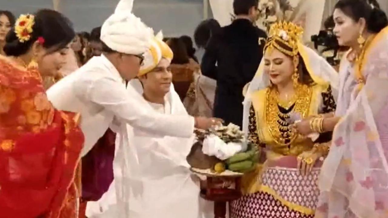 Watch: First visuals from Randeep Hooda and Lin Laishram's Manipuri wedding out now
