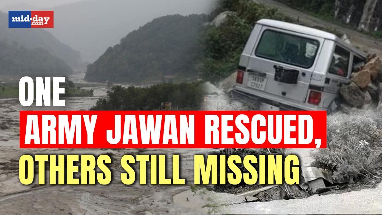 14 dead, 100 missing in Sikkim flash floods; one army jawan rescued
