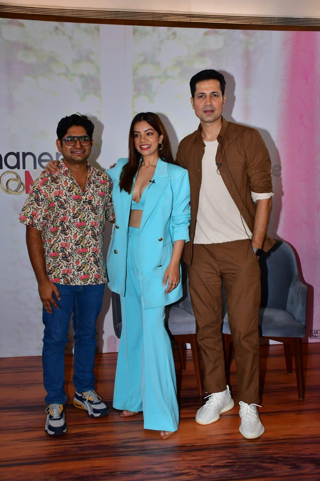 Sumeet Vyas, Nidhi Singh and Shreyansh Pandey were clicked as they went to promote the new season of Permanent Roommates