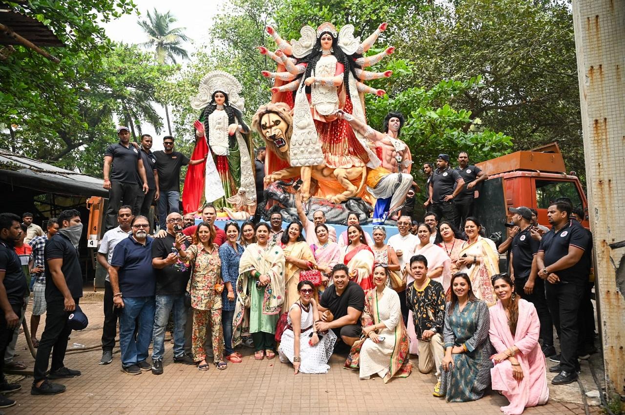 The North Bombay Sarbojanin Durga Puja Samiti is celebrating its 76th year
Also Read: Mumbai gears up to welcome Maa Durga
