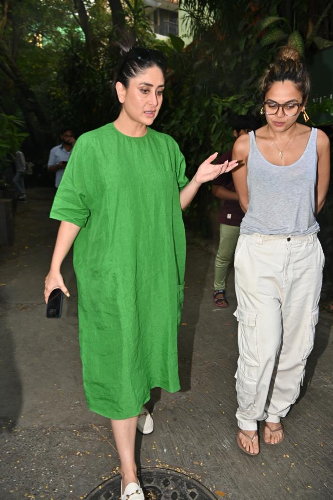 Kareena Kapoor looked stunning as she was clicked outside a dubbing studio in a gorgeous green outfit