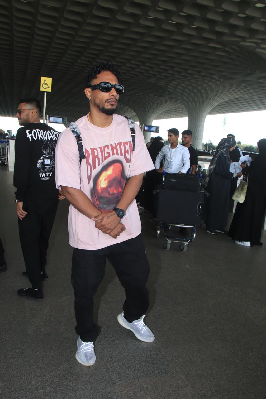 Khatron Ke Khiladi 13 winner Dino James was snapped at the airport