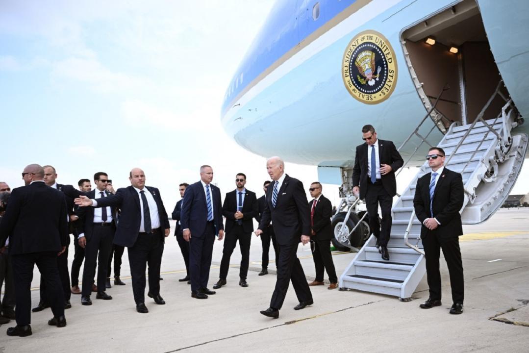 In Photos: Joe Biden lands in Israel as Middle East turmoil grows