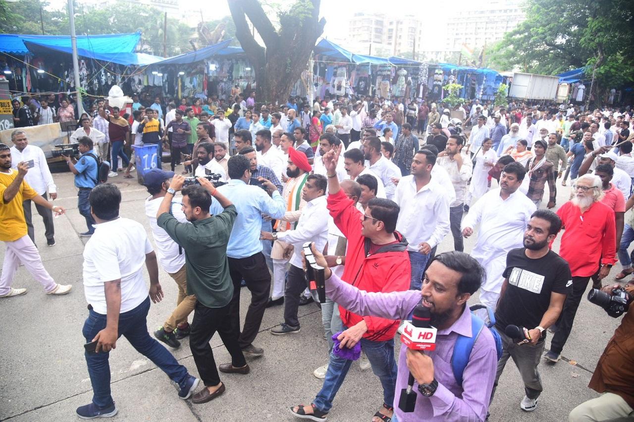 Abu Asim Azmi from the Samajwadi Party had on Saturday said, “The central government has a divide-and-rule policy. We have been seeing this in the last few years. They take Gandhi’s name and do everything against his beliefs and ideals. We have to do away with them”