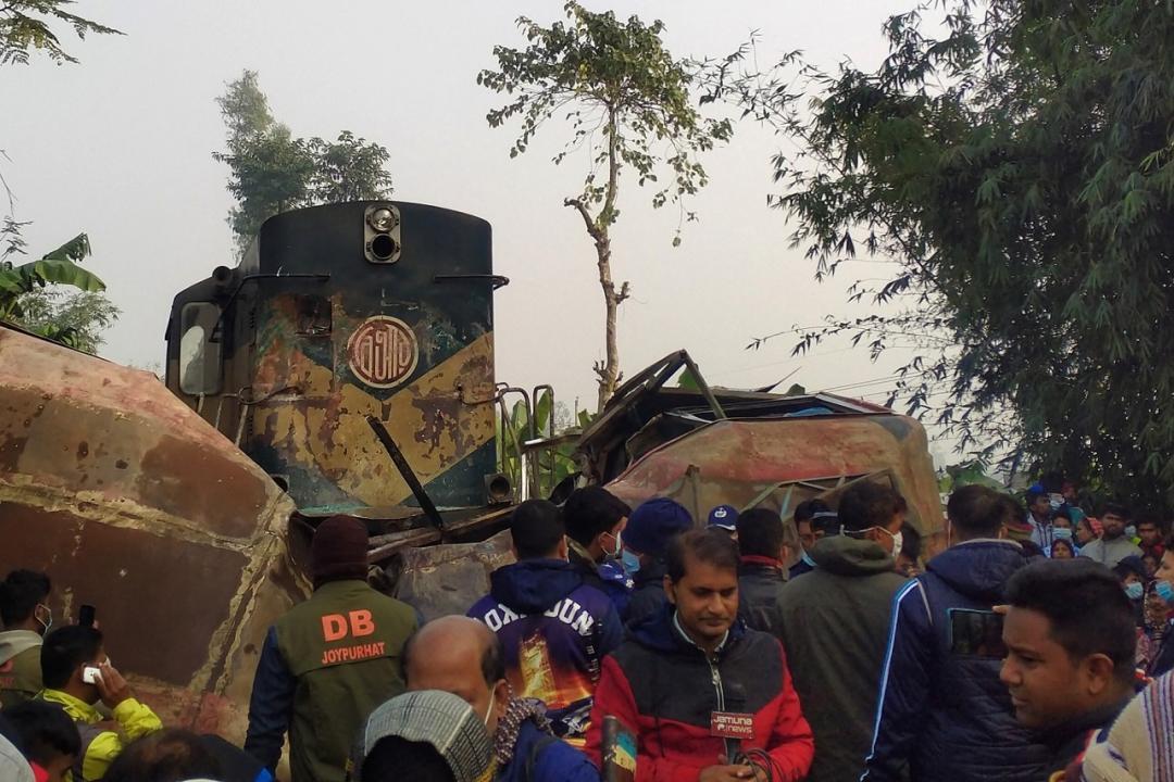 20 killed, several injured in collision between two trains in Bangladesh