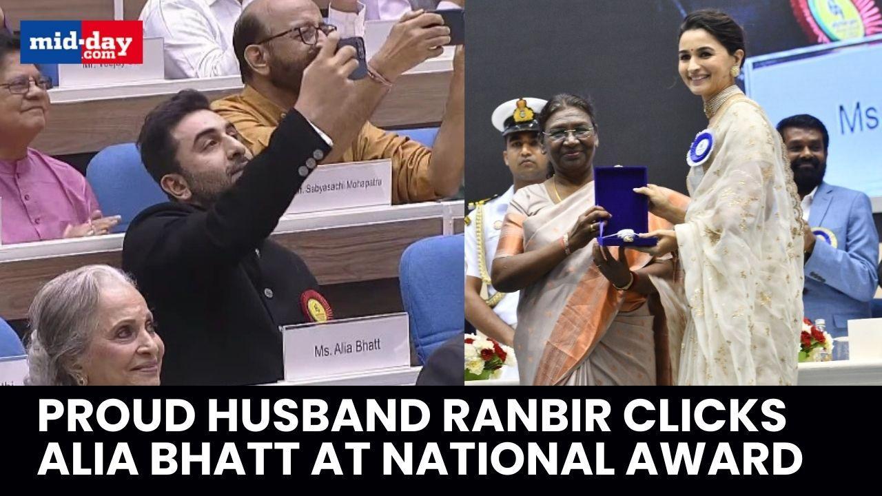 69th National Film Awards: Ranbir Kapoor Clicks Alia Bhatt