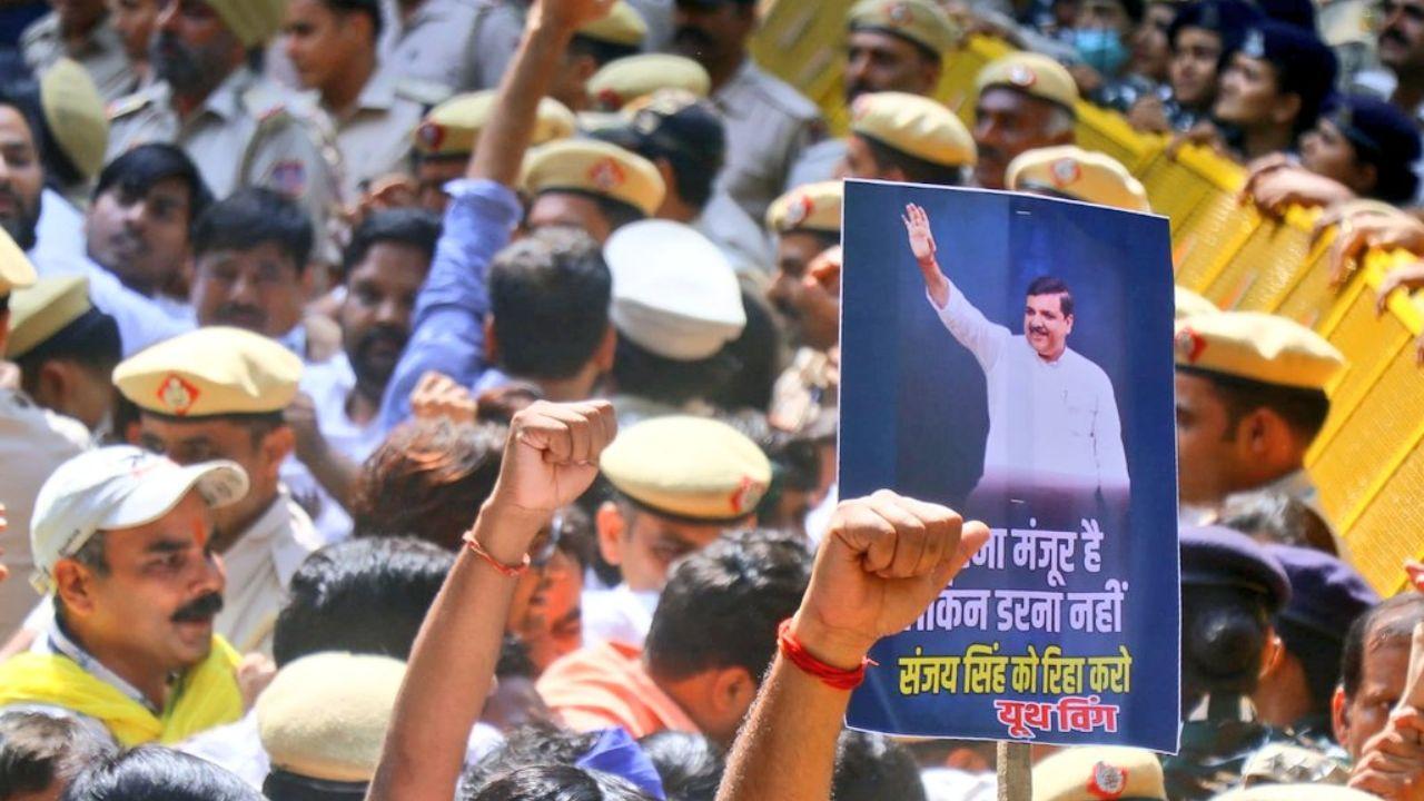 Singh was arrested in connection with a money laundering case linked to alleged irregularities in the discontinued Delhi excise policy.