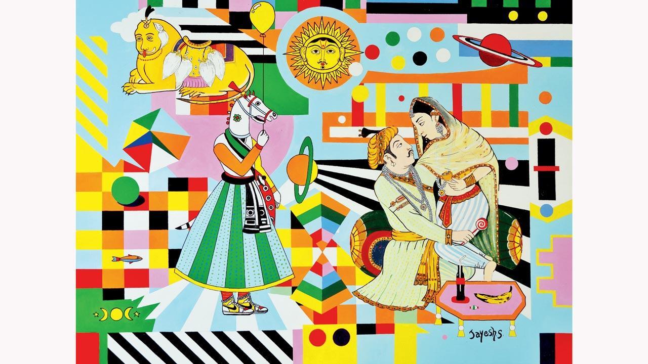How artist Jayesh Sachdev explores colours, ideas and technology at this new show in Mumbai
