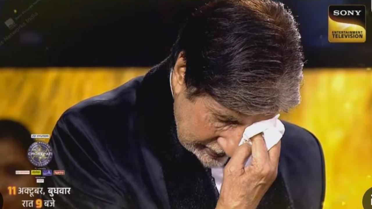 Amitabh Bachchan Birthday 2023: Actor gets teary-eyed as fans celebrate his 81st birthday on sets of KBC
