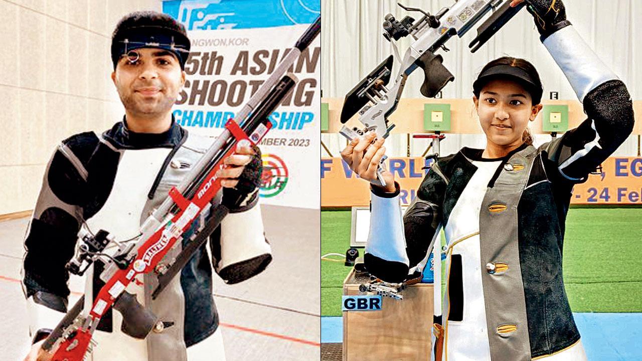 Arjun, Tilottama bag Olympic quota with silver medals