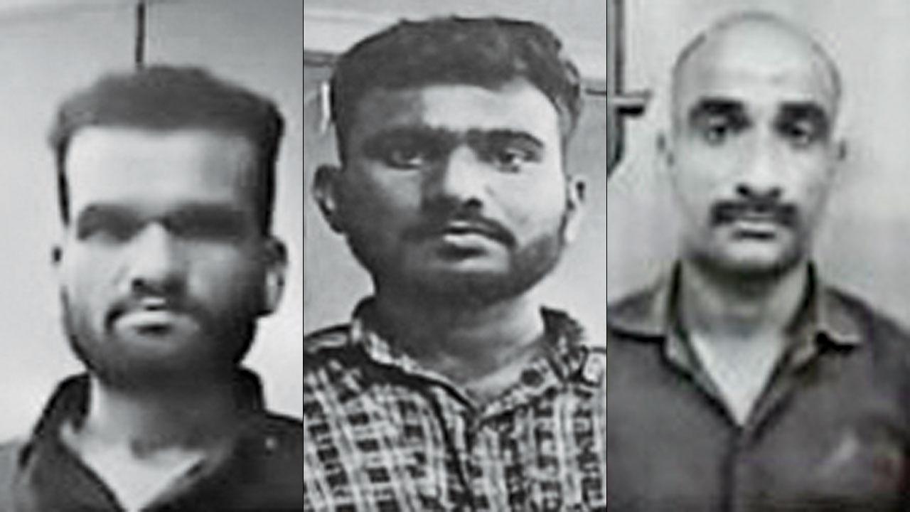 (From left) Rohit Waghmare; Kiran Mandale; Arun Pujari