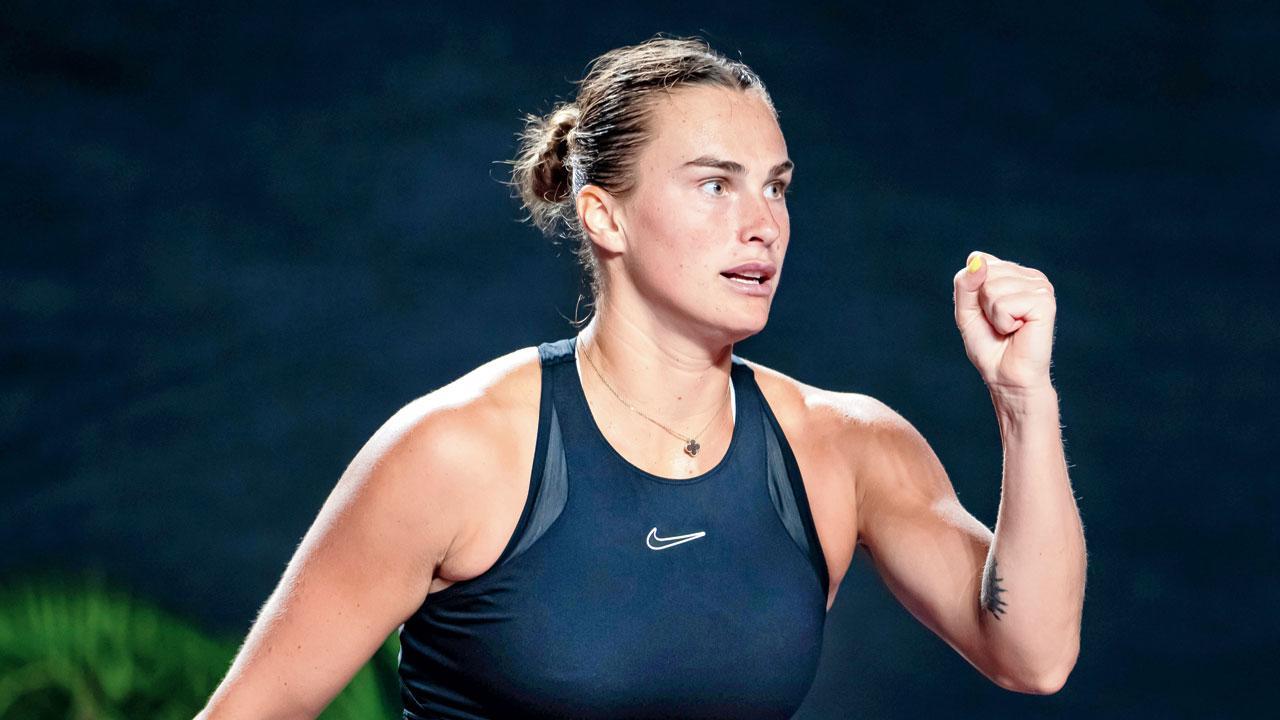 Aryna Sabalenka sizzles past Sakkari as WTA Finals begin