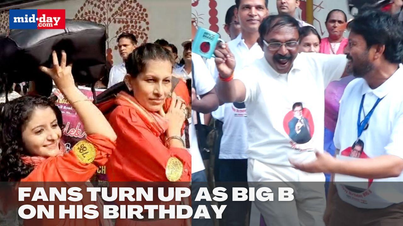 Amitabh Bachchan Birthday: Fans in Big B's avatars From Don, Coolie 