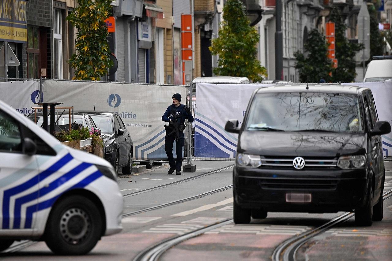 Interior Minister Annelies Verlinden said that a person may have been shot by police early Tuesday in connection with the rampage. 