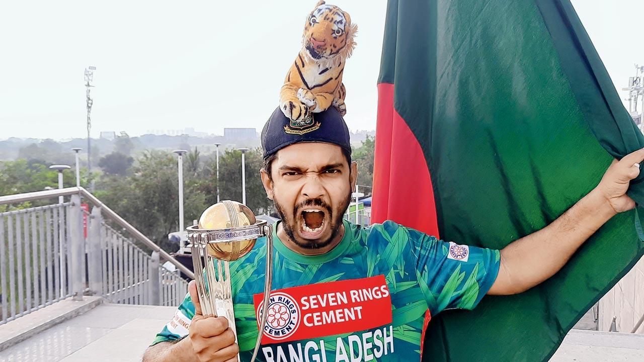 Bangladeshi fan ‘Tiger’ Shoaib Ali had a breeze of a time with Rohit!