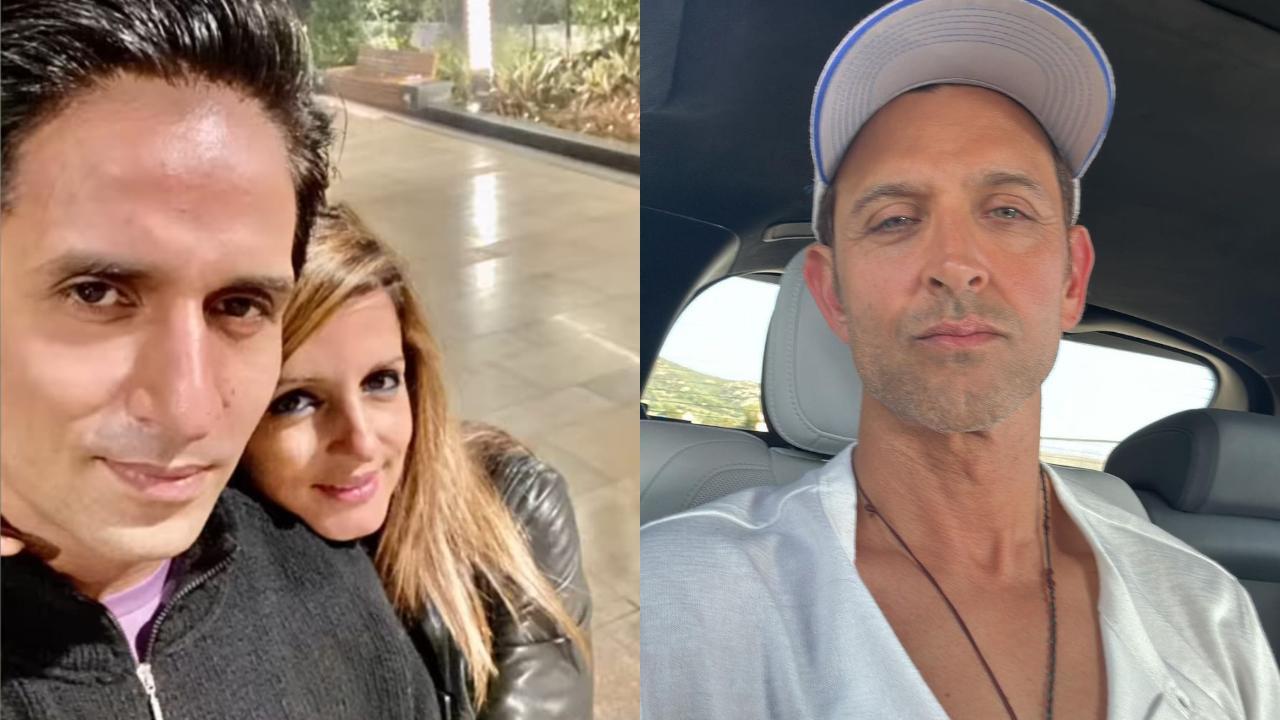 Hrithik Roshan reacts to Arslan Goni's romantic wish for girlfriend Sussanne