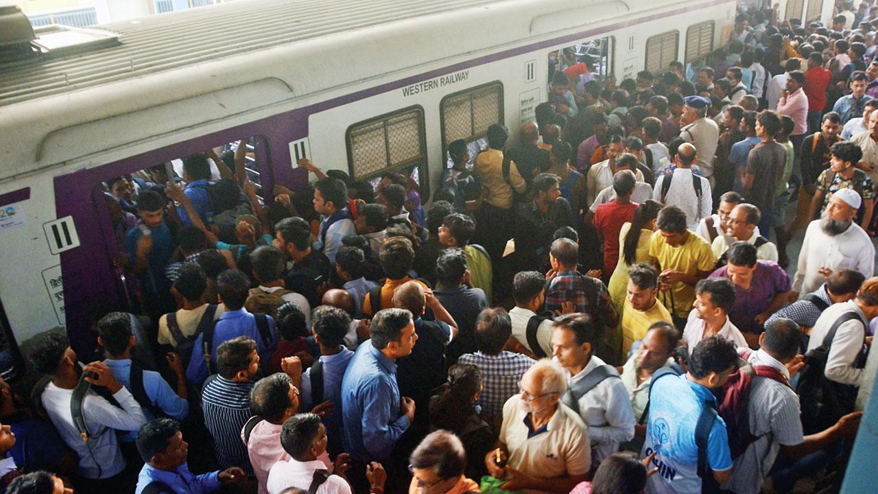 As Mumbai suffocates in Monday crush, Western Railway rolls back train cuts