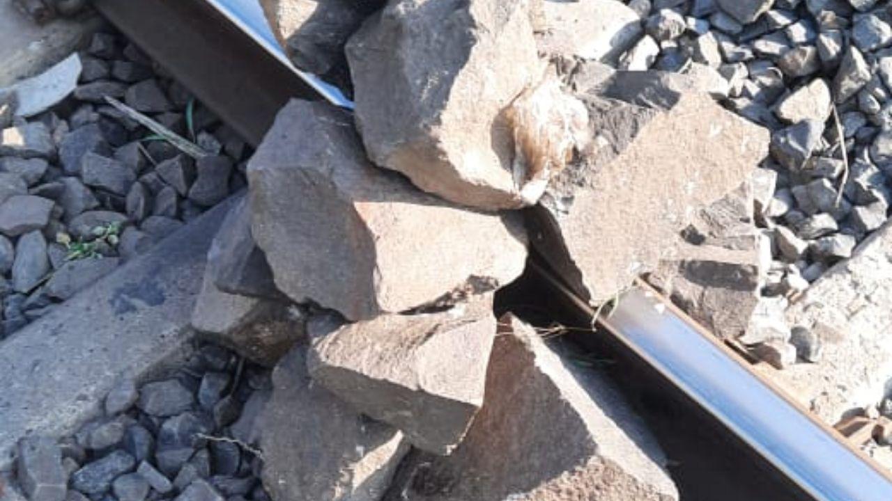 Pune: Miscreants place boulders on railway tracks, Railway initiates probe