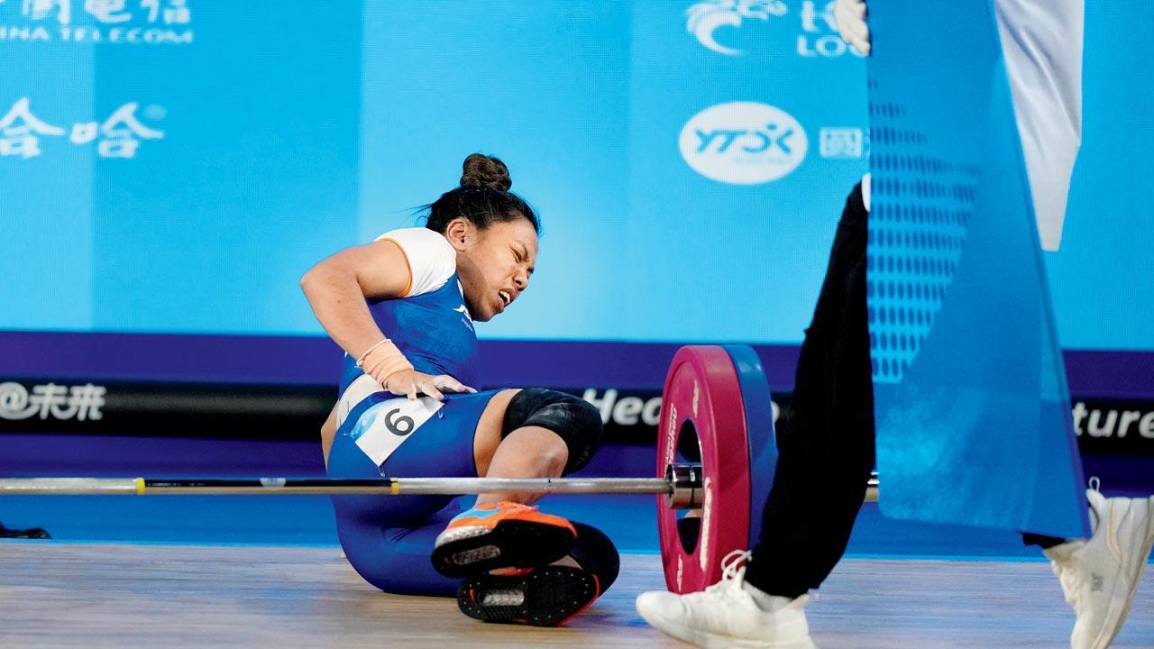 Asian Games 2023: Thigh injury ends Chanu’s campaign, finishes 4th in weightlifting