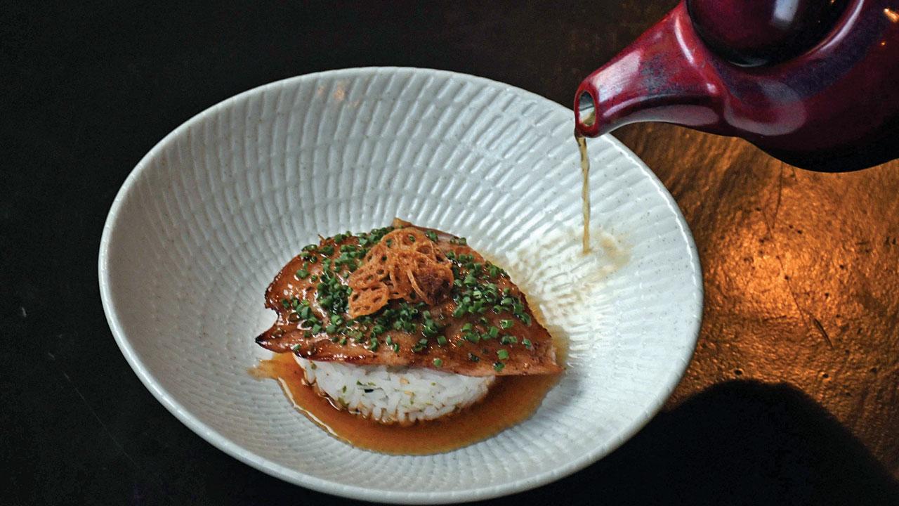 Char siu pomfret donburi. Pics/Ashish Raje
