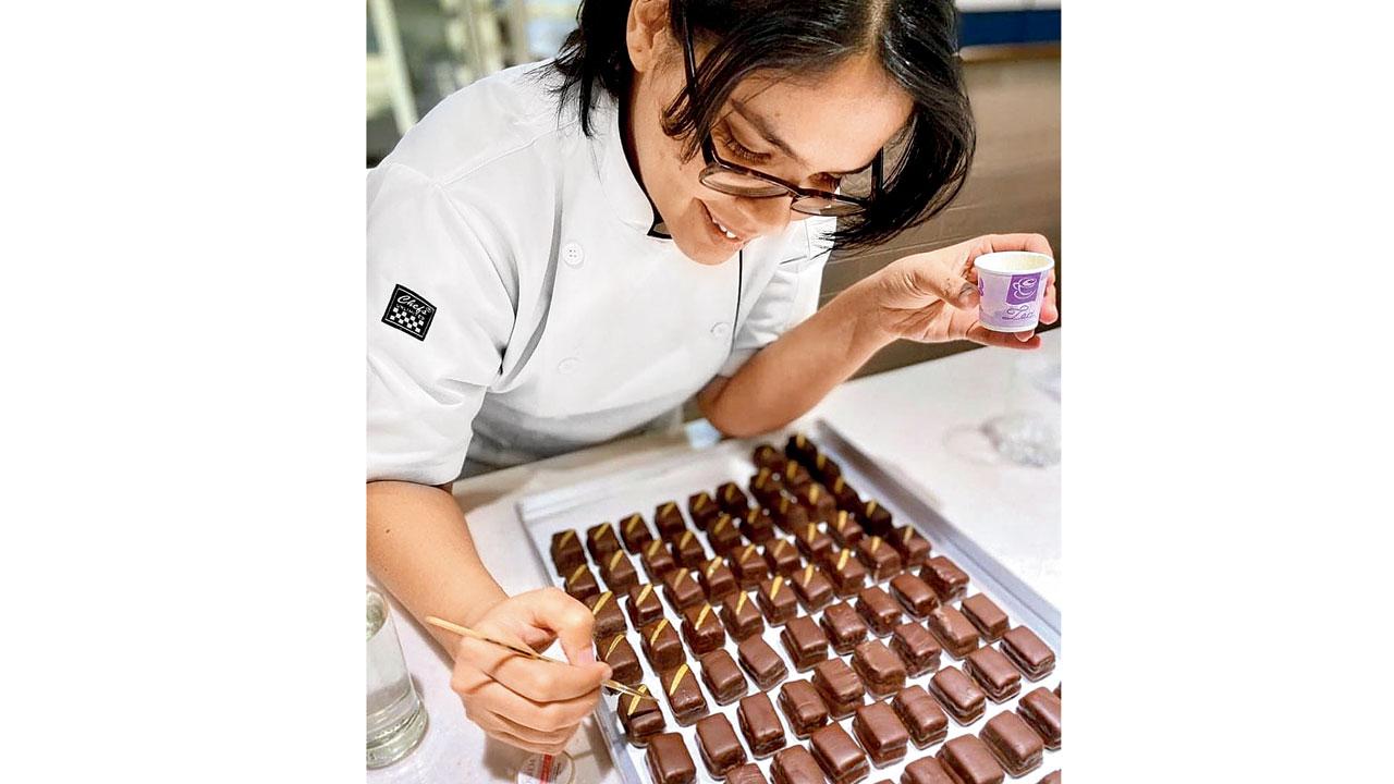 Chef Heena Punwani at work 