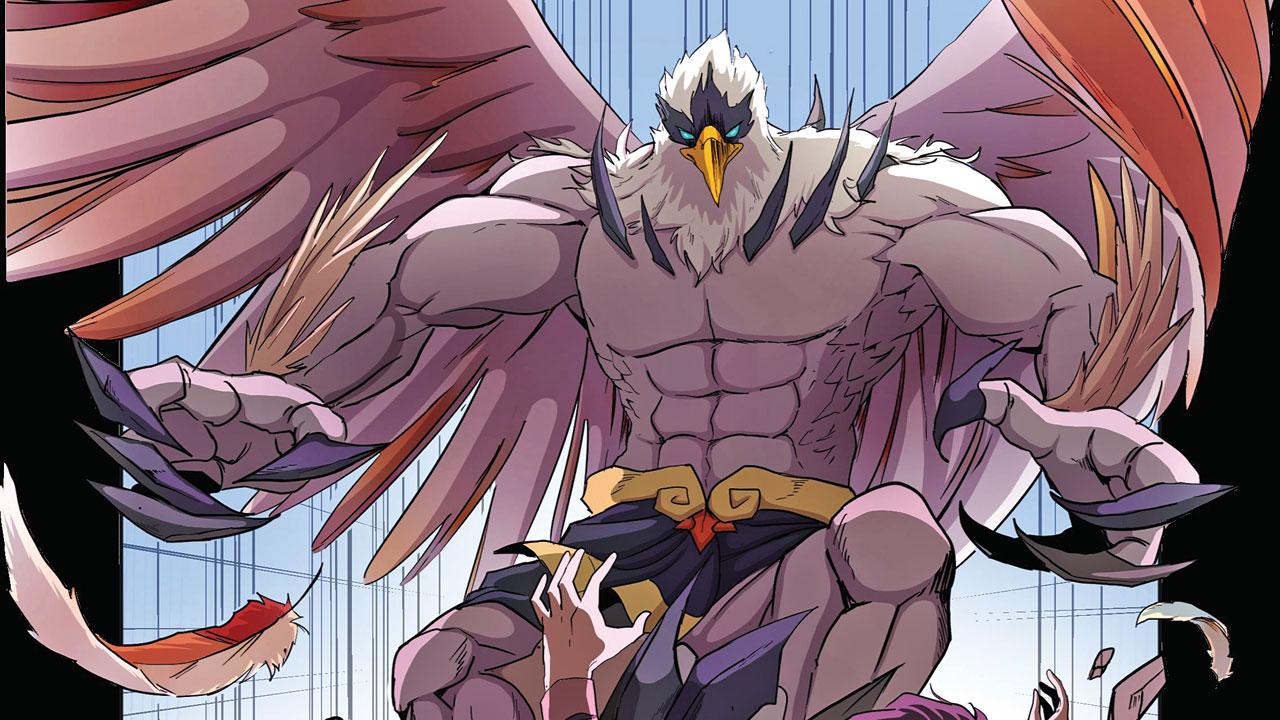 A moment from one of the upcoming chapters in the comic