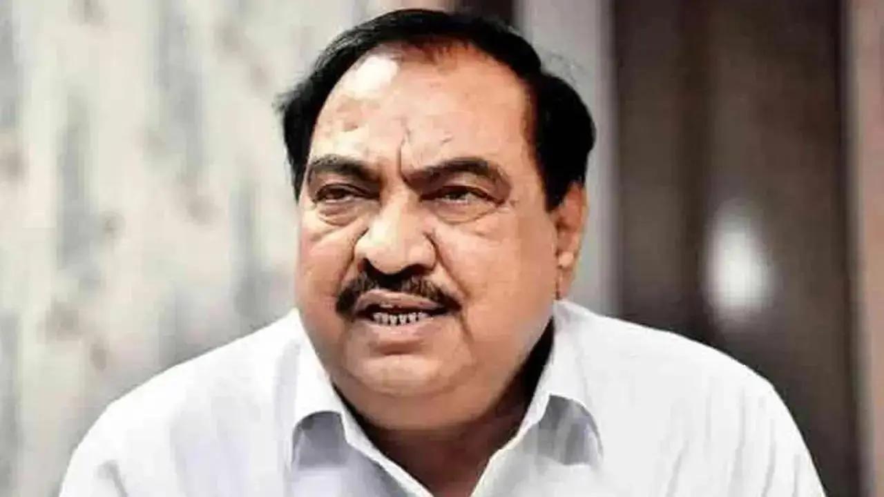 Eknath Khadse, daughter-in-law fined Rs 137 crore for unauthorised soil excvn