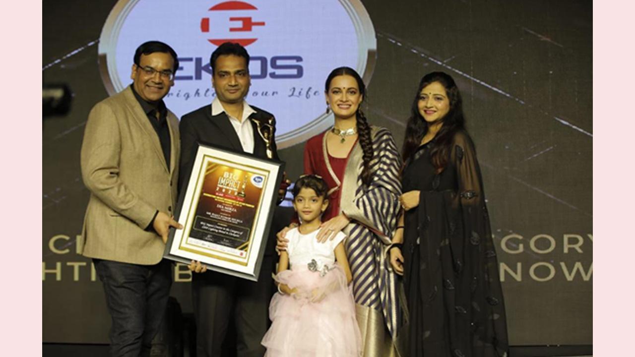 Ekos Shines Bright with Big Impact Award for LED Lighting Innovation in Lucknow.