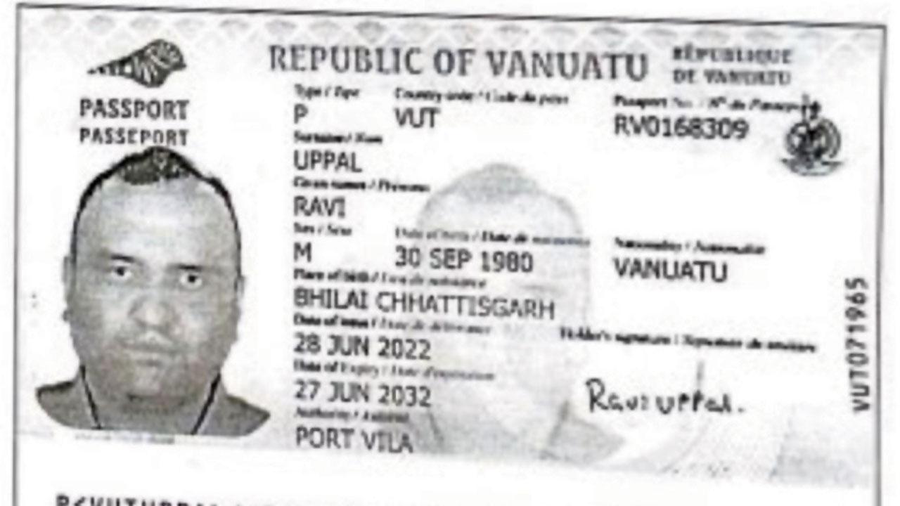 Mahadev app promoter Ravi Uppal’s Vanuatu passport