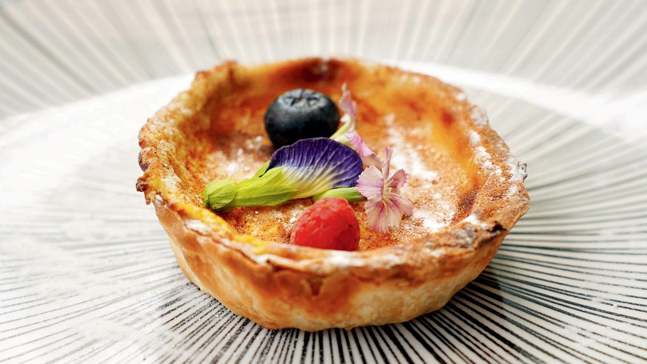 Pasteis de nata or Portuguese custard tart