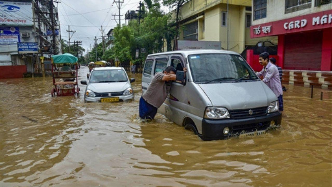 According to the reports, most education institutions in the city has been shut down to widespread waterlogging and half-yearly examinations have been postponed.