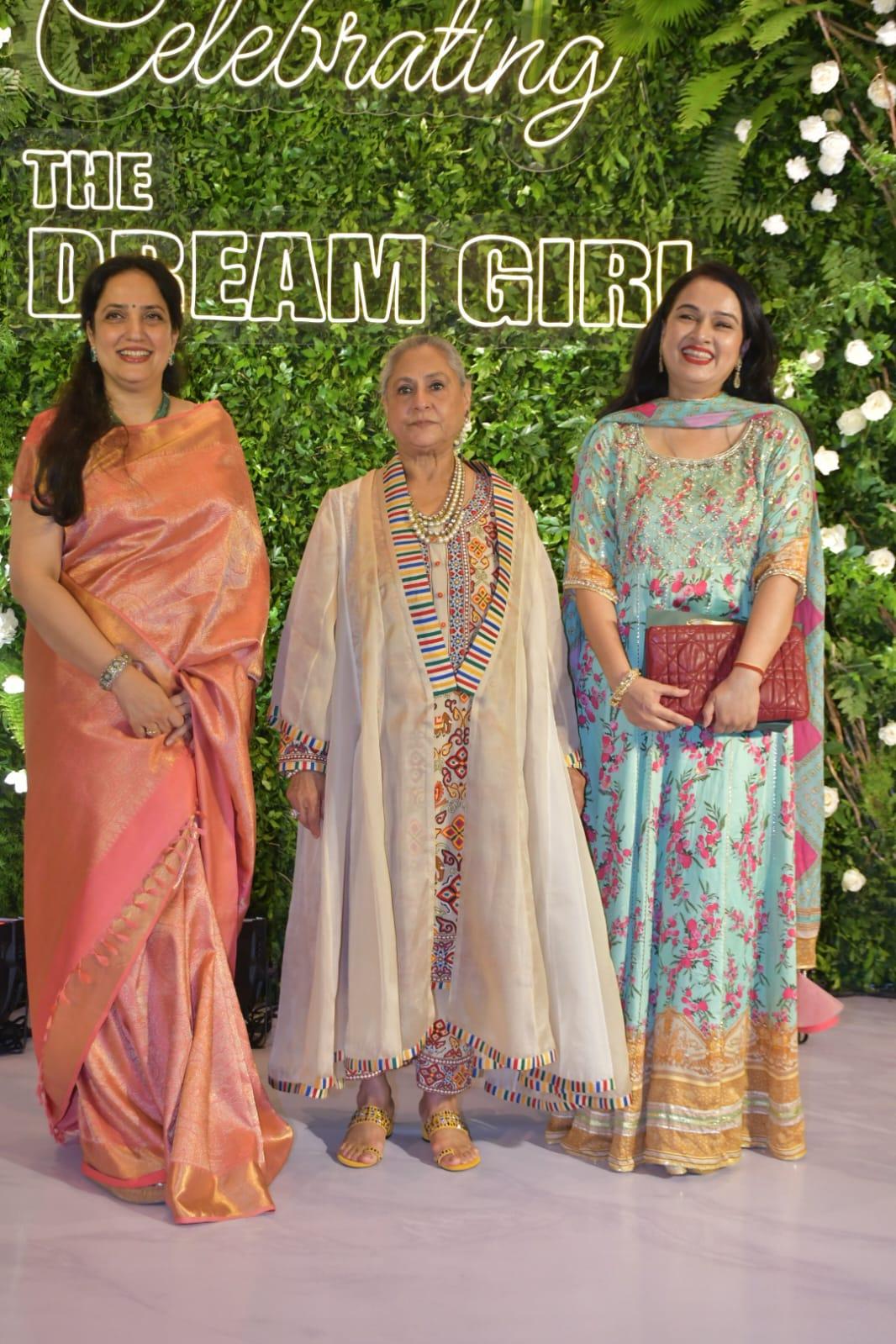 Jaya Bachchan was spotted at the event alongside Padmini Kolhapure