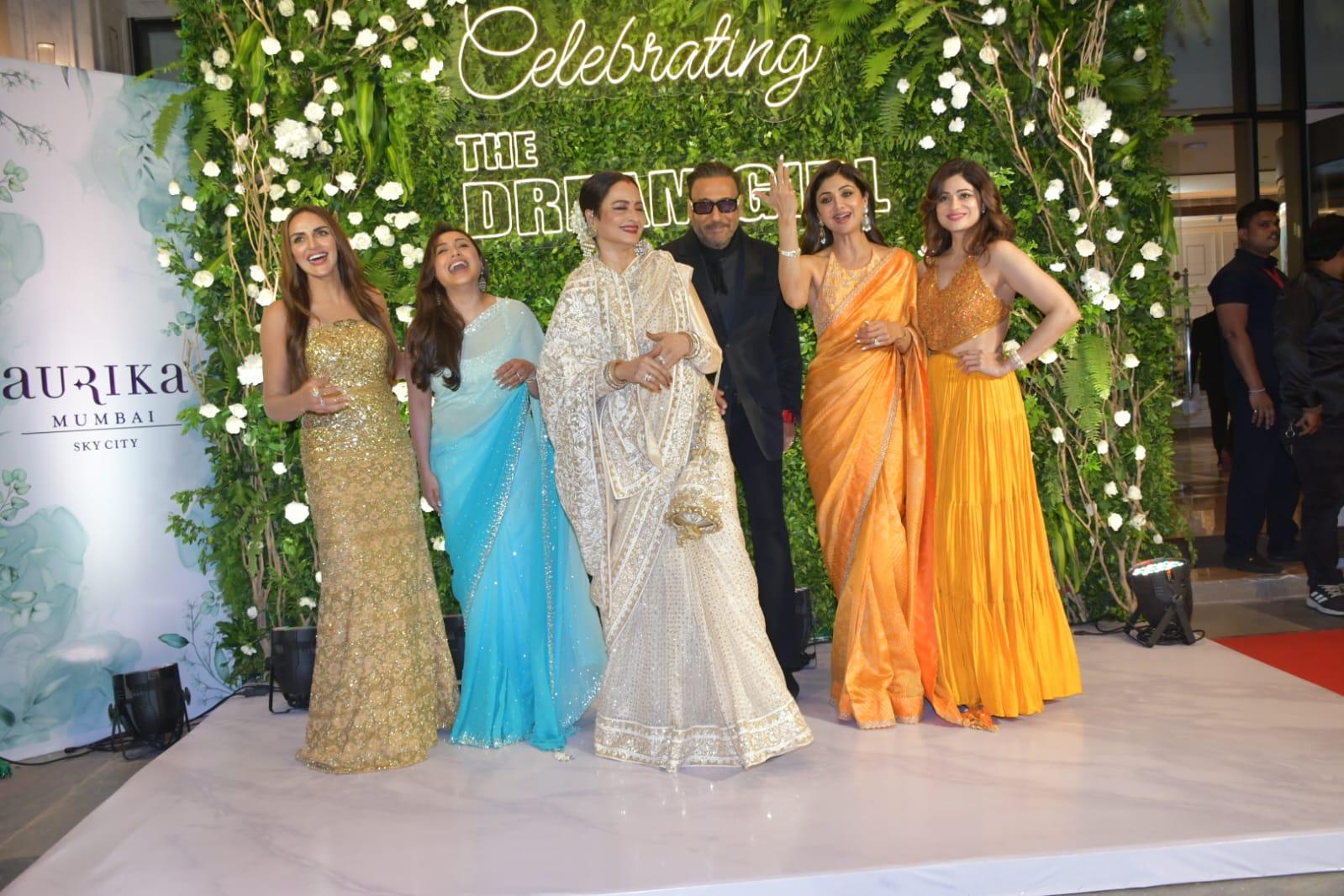 A moment for the ages, all the gorgeous ladies were pictured laughing over something hilarious, we bet!