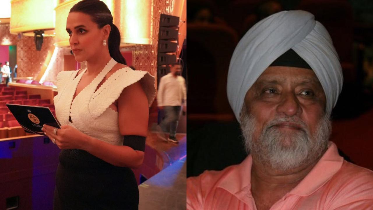 Neha Dhupia hosts MAMI's opening night, honors late father-in-law Bishan Singh Bedi by wearing black band