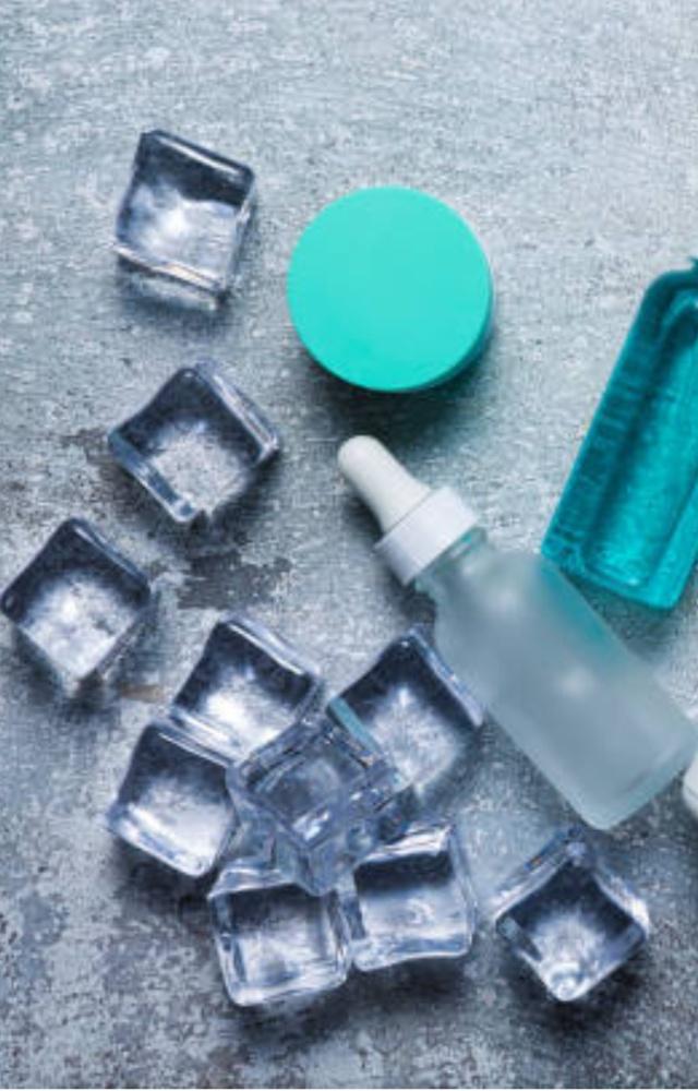Ice-water face dips are a form of cold therapy for skin care. They involve briefly submerging your face in icy water for skincare benefits